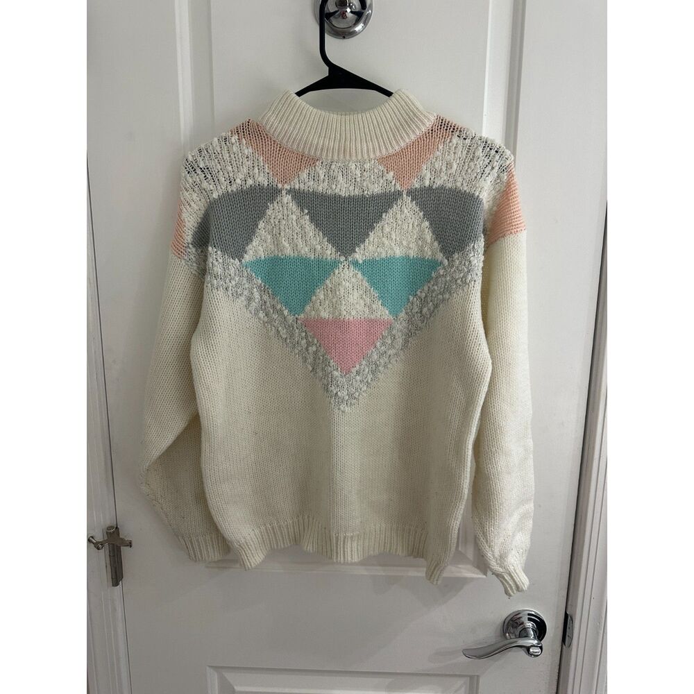 Size L True Vintage Pastel Core 80s Retro Kawaii Aesthetic Sweater